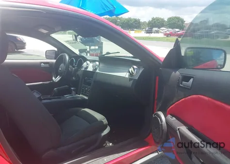 2007 Ford Mustang V6 Deluxe/V6 Premium из США, поврежденный, VIN 1ZVHT80N275283371